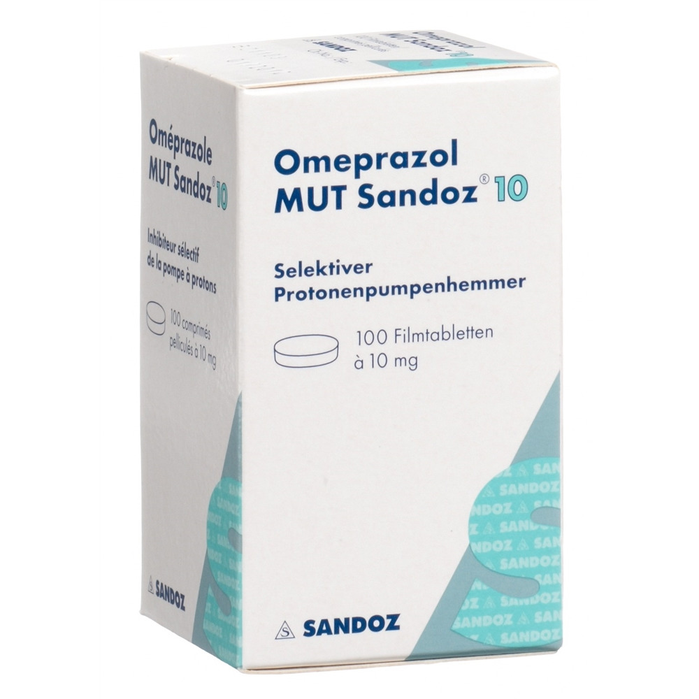 OMEPRAZOLE MUT Sandoz 10 mg, image principale