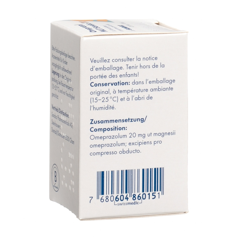 OMEPRAZOLE MUT Sandoz 20 mg, image 2 sur 2