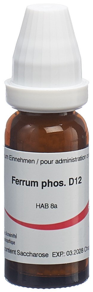 Omida ferrum phosphoricum 12 D