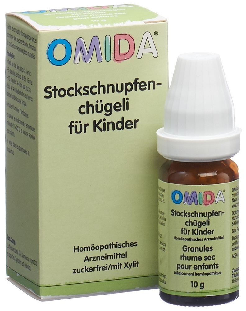 Omida granules rhume sec pour enfants, image 2 sur 4