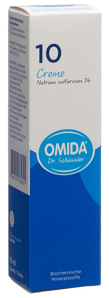 Omida Nr10 Natrium sulfuricum 6 D, Hauptbild