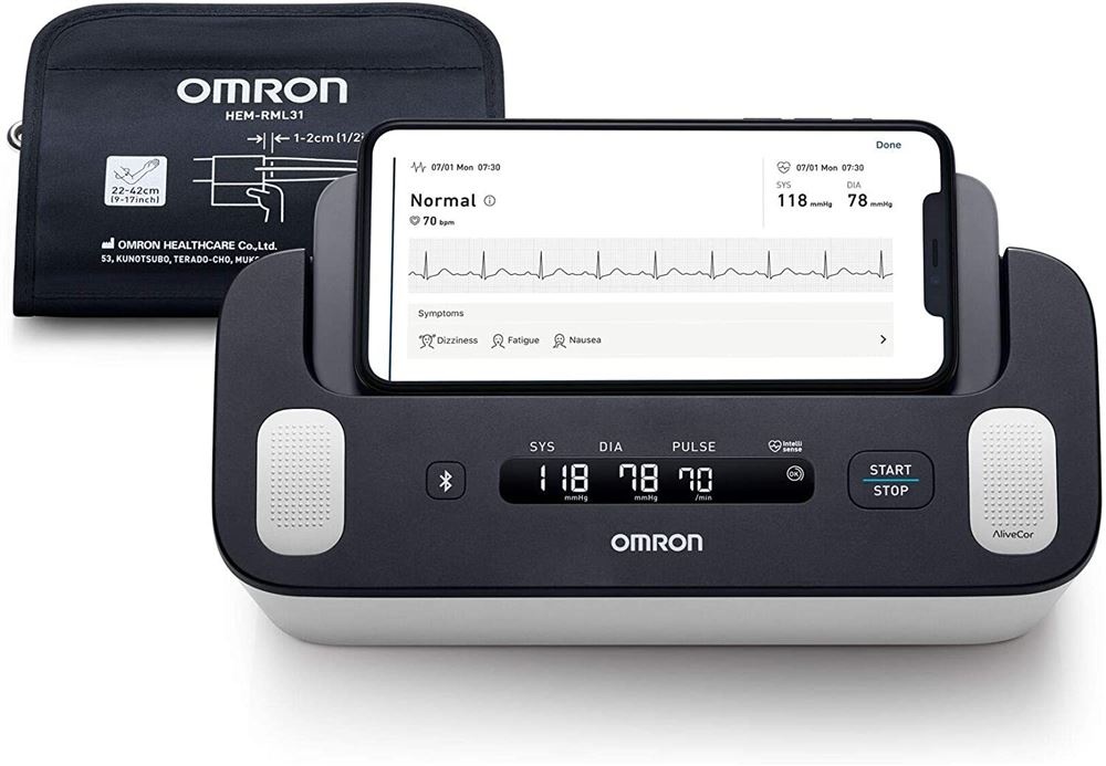 OMRON Blutdruckmessgerät/EKG Oberarm, Hauptbild