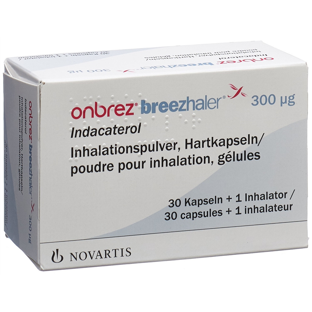 ONBREZ caps inh 0.3 mg blist 30 pce, image principale ONBREZ caps inh 0.3 mg blist 30 pce, image principale