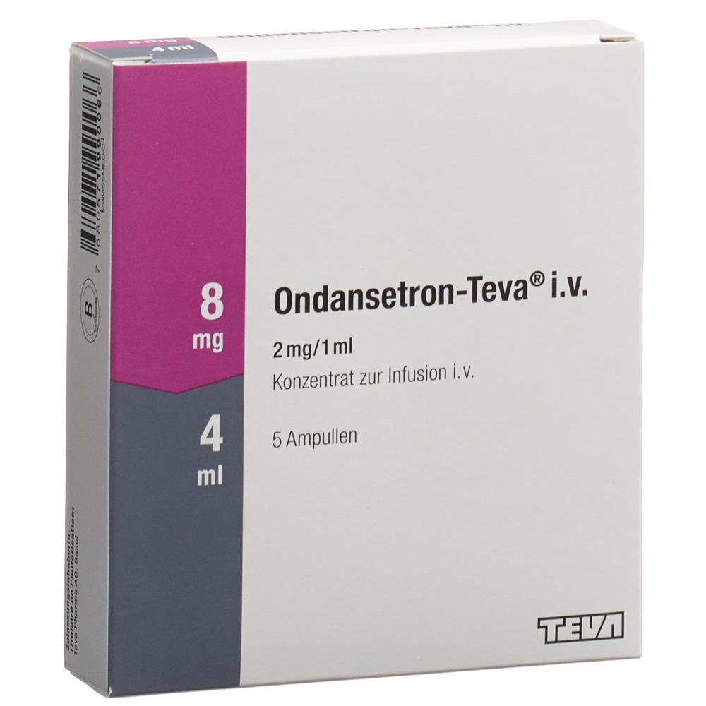 ONDANSETRON Teva 8 mg/4ml, image principale