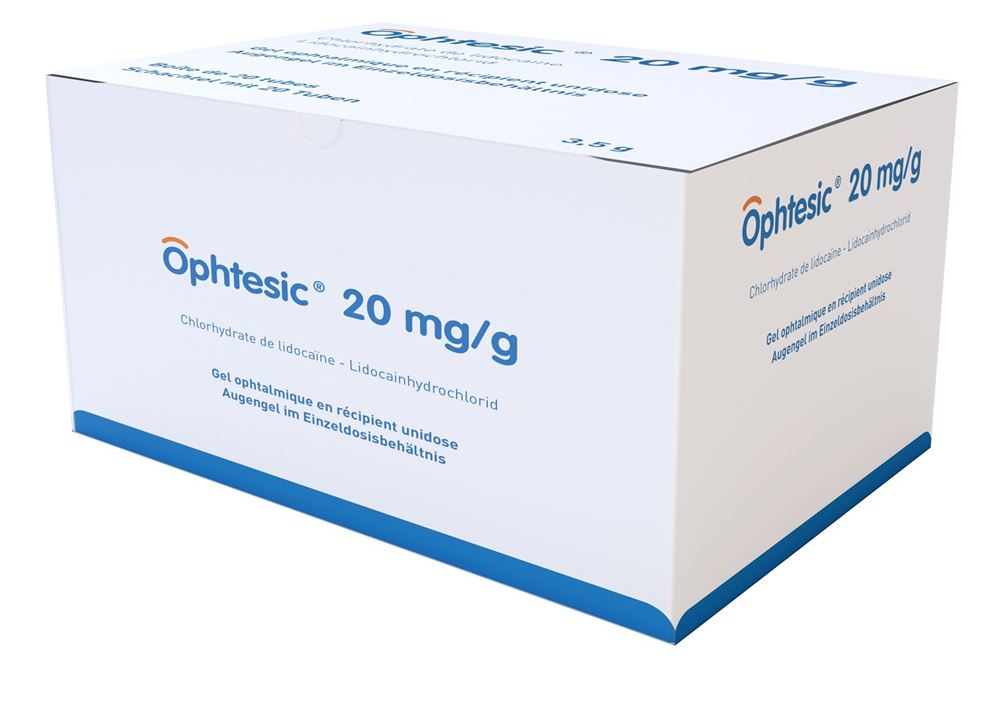 OPHTESIC gel opht 20 mg/g monodos 3.5 g