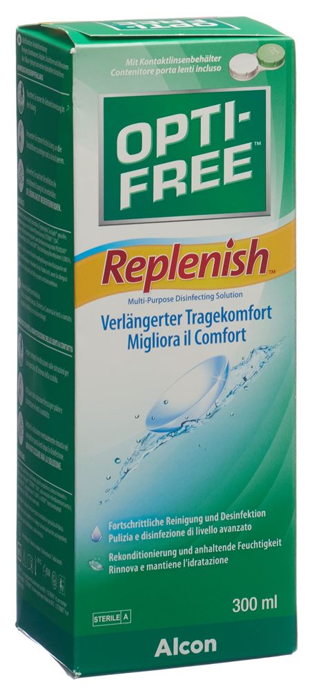 OPTI FREE solution de décontamination