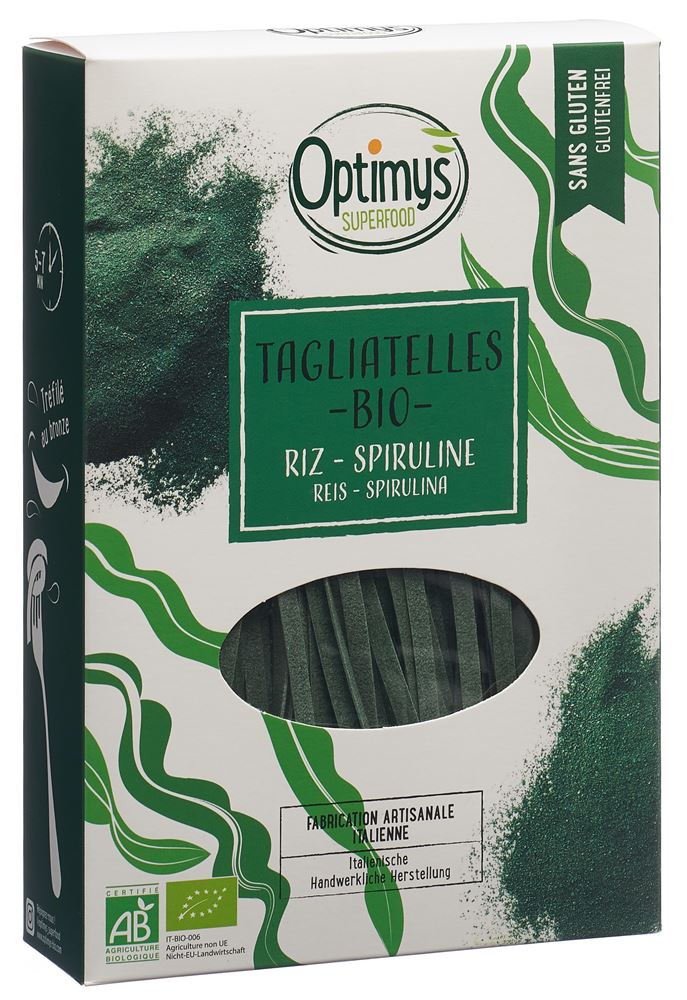 OPTIMYS Tagliatelle Spirulina, Hauptbild