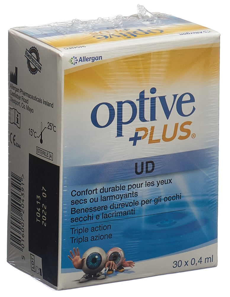 OPTIVE Plus UD Augen-Pflegetropfen, Bild 3 von 4