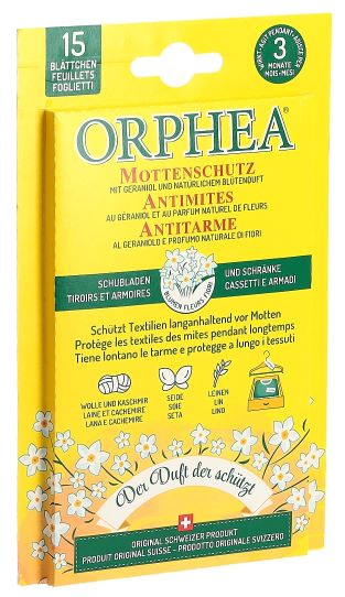 ORPHEA feuilles antimite fleurs