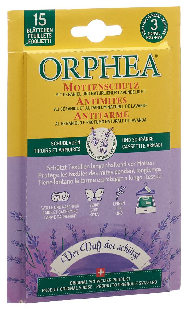 ORPHEA feuilles antimite lavande