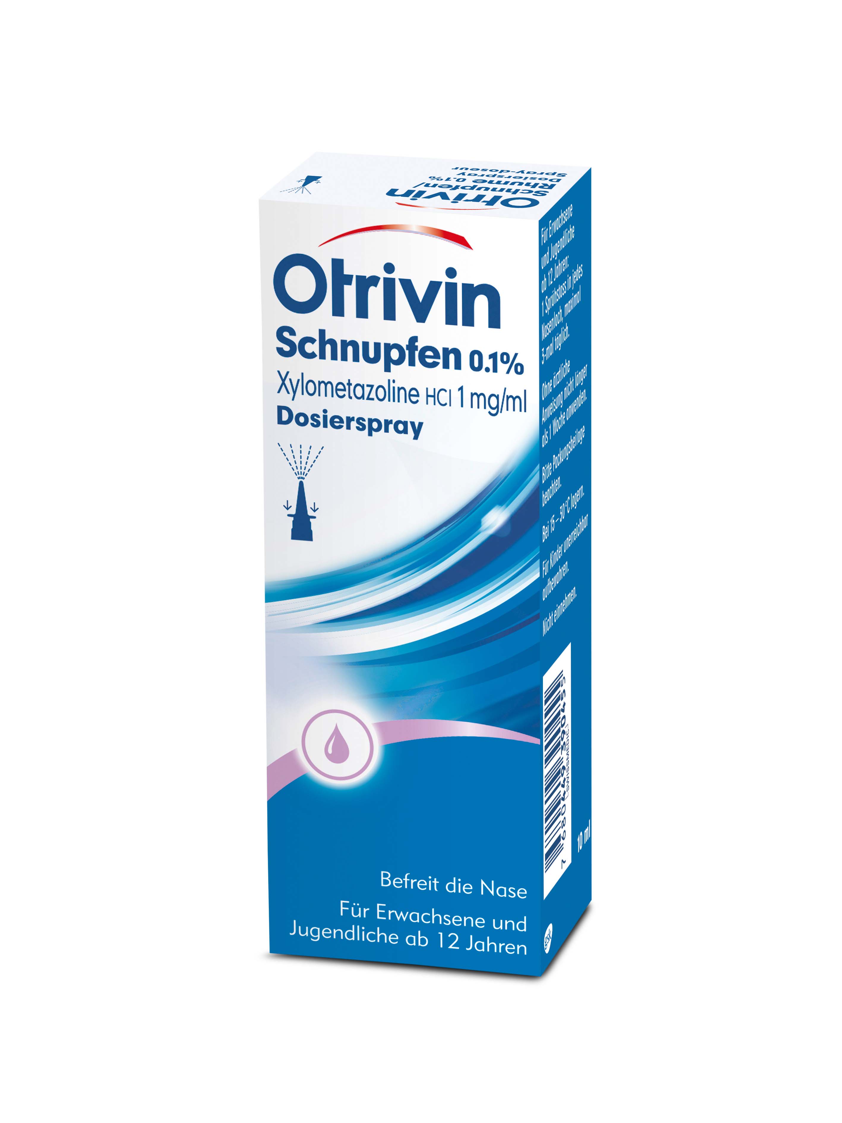 OTRIVIN Schnupfen 0.1 %, Hauptbild