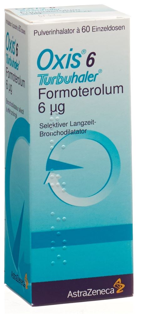 OXIS Turbuhaler 6 mcg/Dosis, Hauptbild