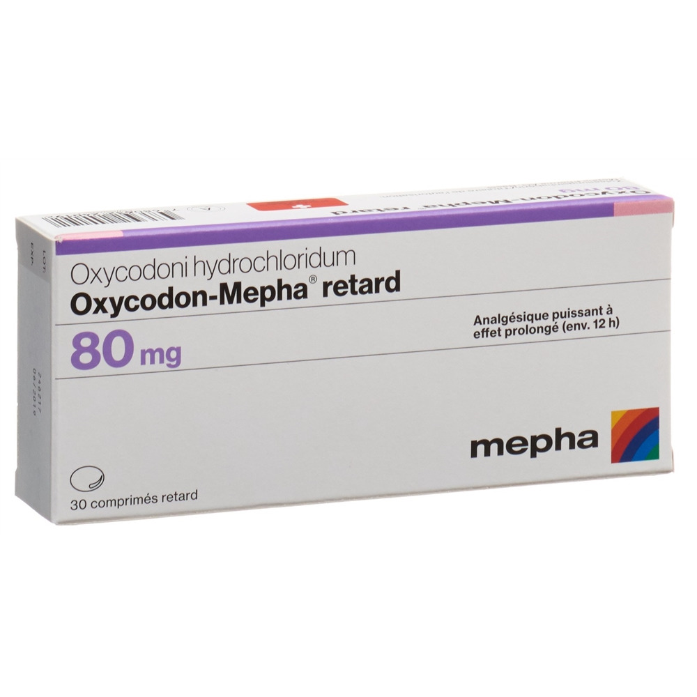 OXYCODONE Mepha 80 mg, image 2 sur 2