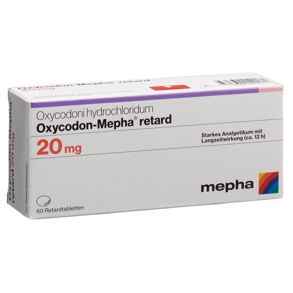 OXYCODONE Mepha 20 mg, Hauptbild