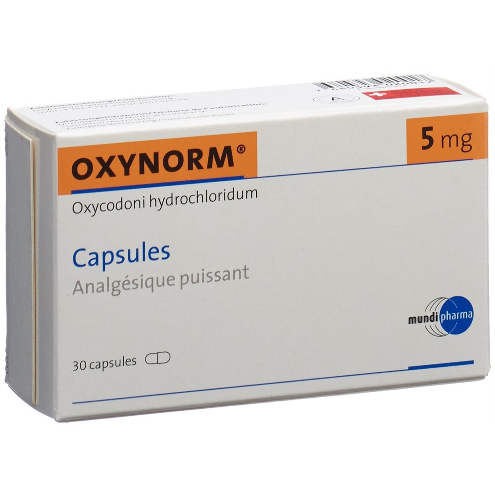 OXYNORM caps 5 mg blist 30 pce, image 2 sur 2