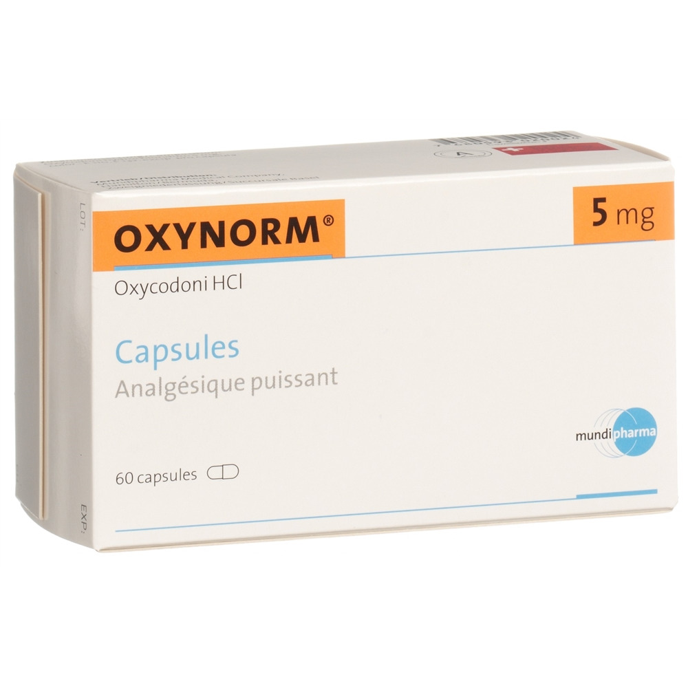 OXYNORM caps 5 mg blist 60 pce, image 2 sur 2