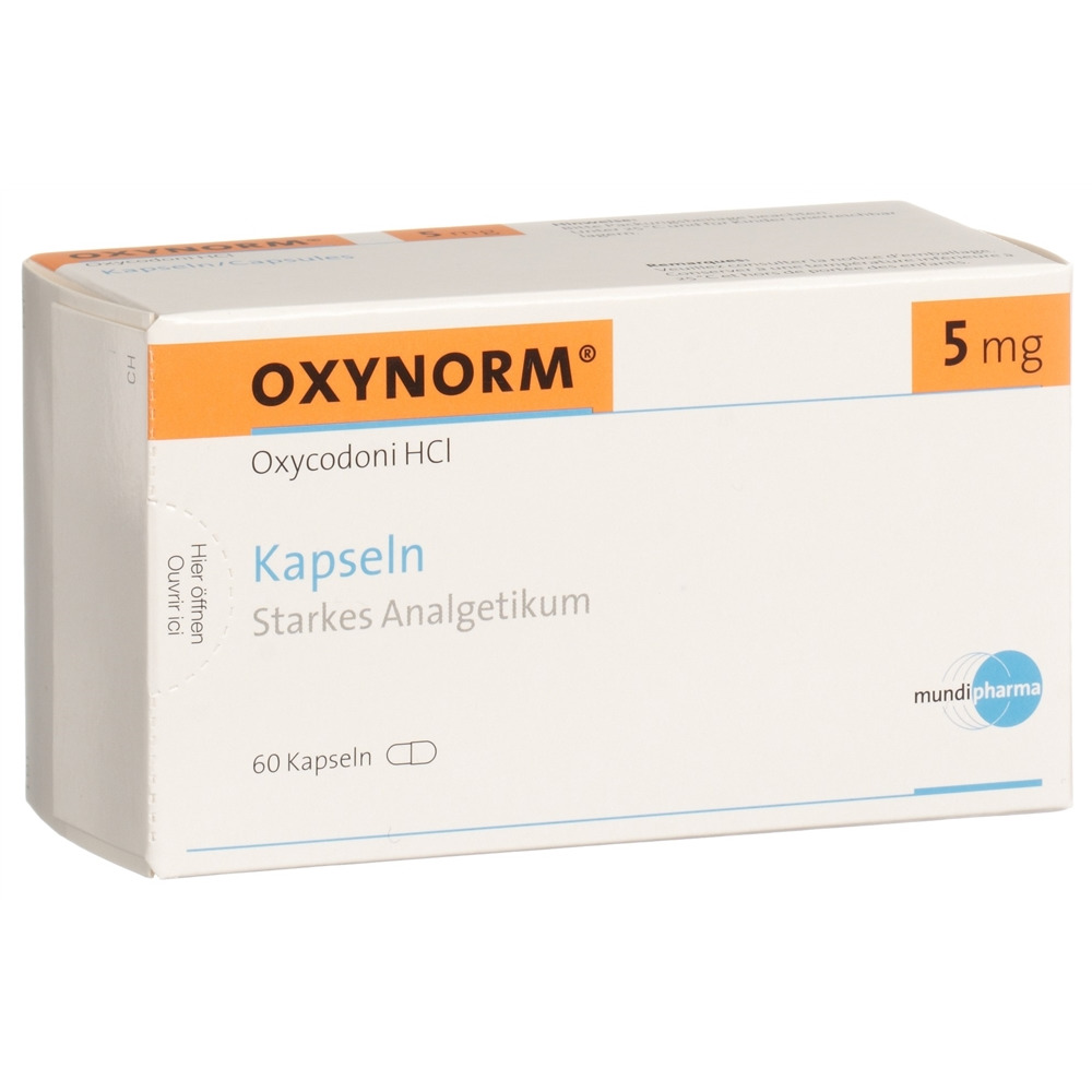 OXYNORM caps 5 mg blist 60 pce, image principale