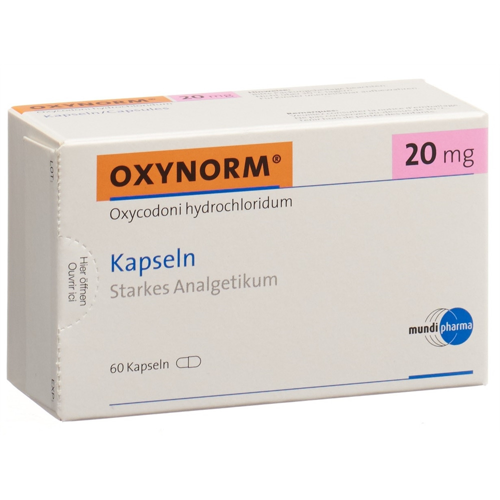 OXYNORM Kaps 20 mg Blist 60 Stk, Hauptbild