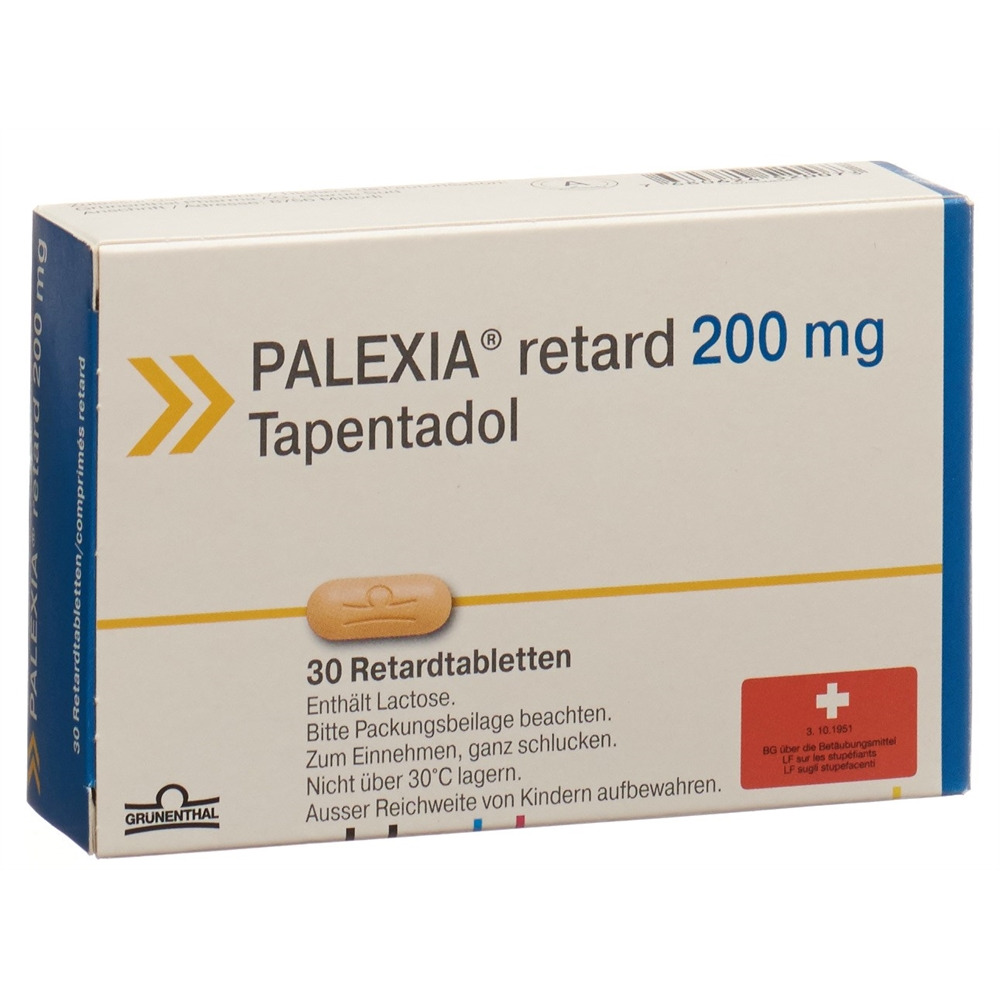 PALEXIA cpr ret 200 mg blist 30 pce, image principale