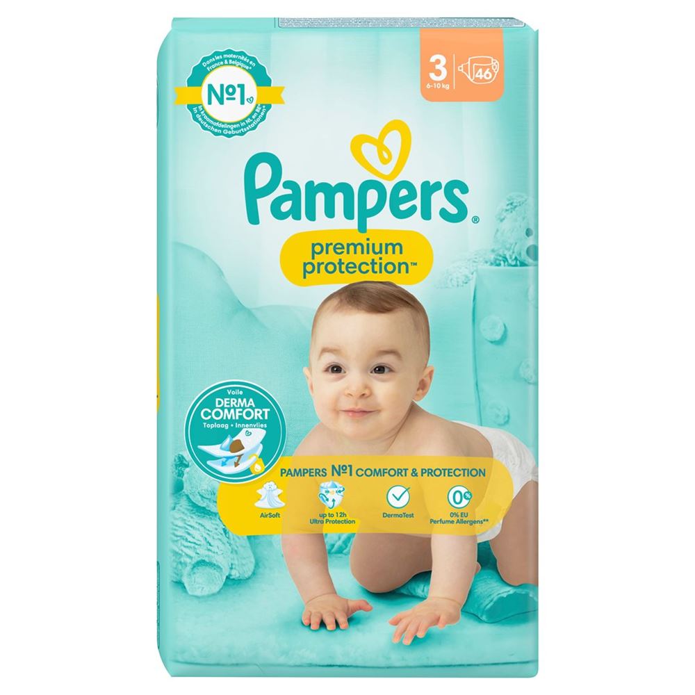 PAMPERS Premium Protection