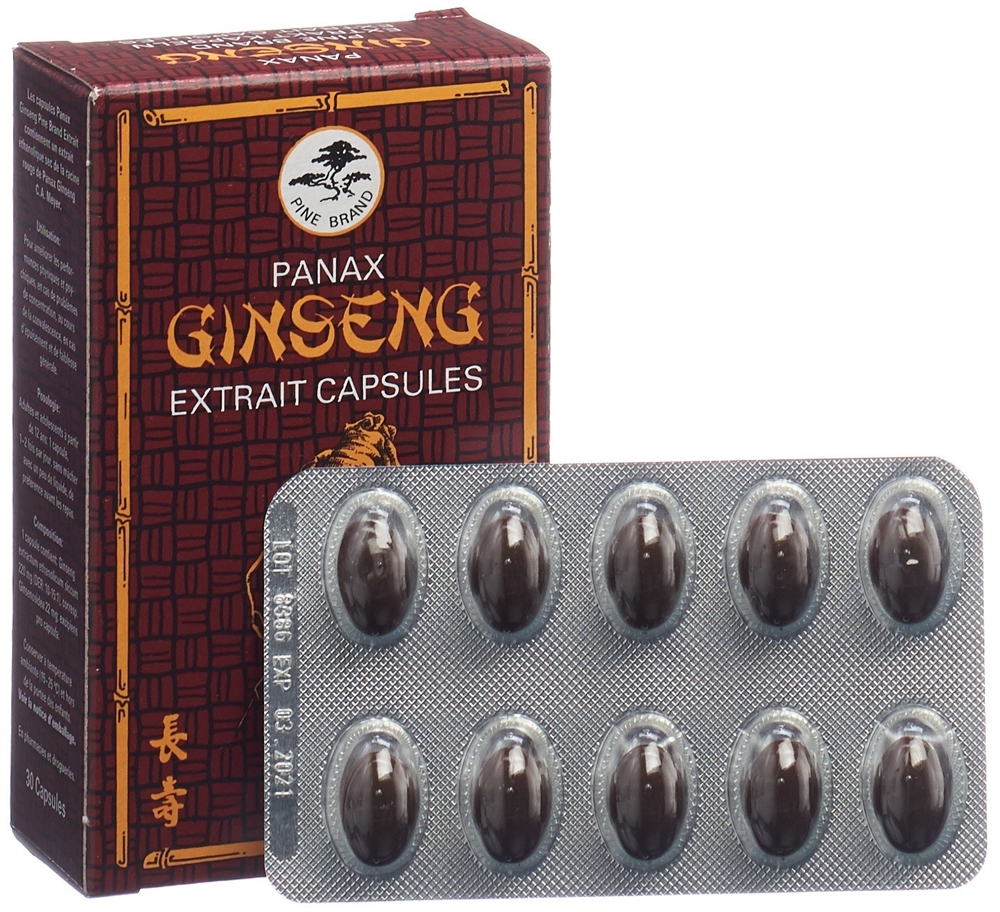 Panax Ginseng Weichkaps Blist 30 Stk, Bild 3 von 5