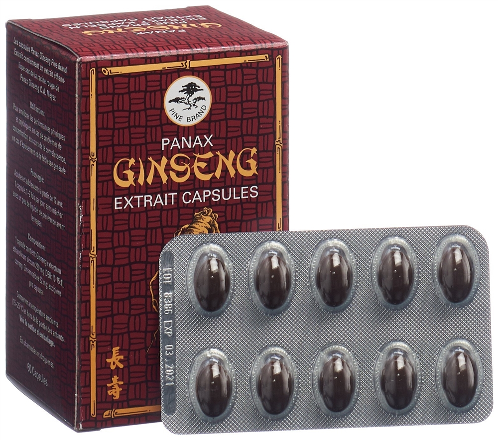 Panax Ginseng Weichkaps Blist 60 Stk, Bild 3 von 5