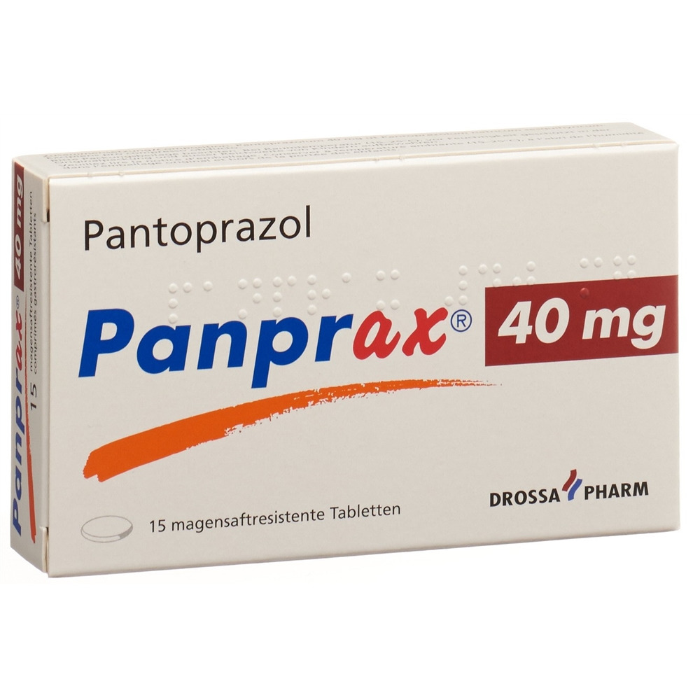 PANPRAX Filmtabl 40 mg Blist 15 Stk, Hauptbild