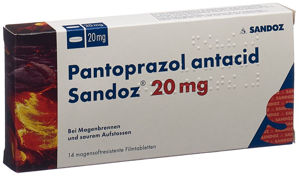PANTOPRAZOLE Sandoz 20 mg
