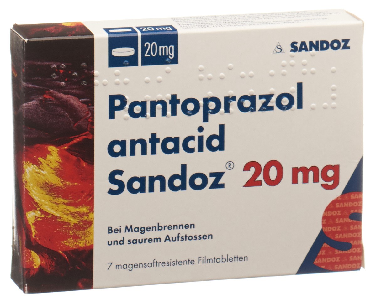 PANTOPRAZOLE Sandoz 20 mg