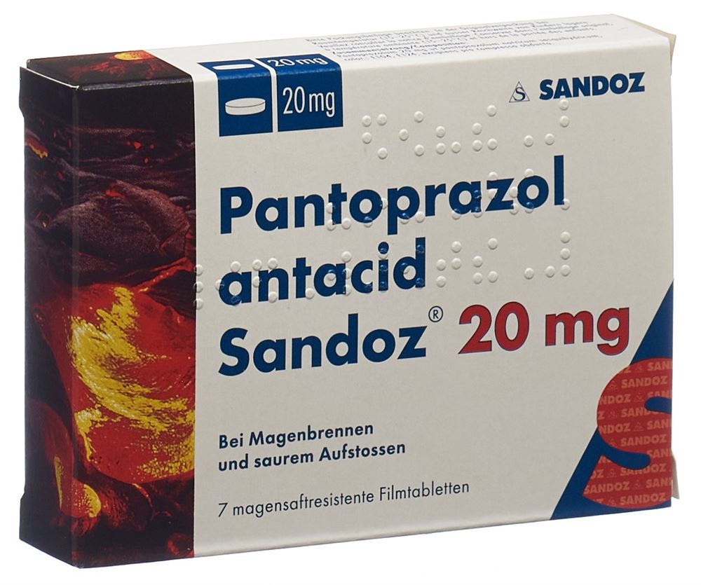 PANTOPRAZOLE Sandoz 20 mg