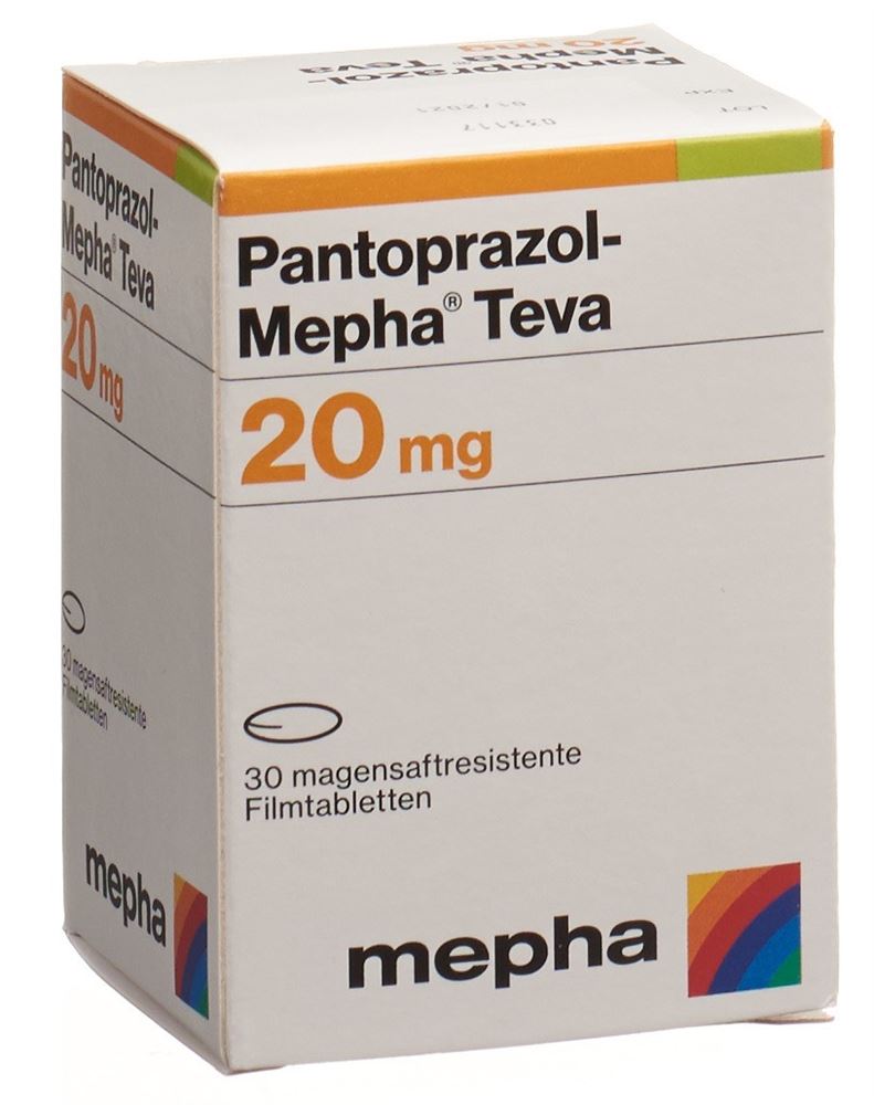 PANTOPRAZOLE Mepha Teva 20 mg