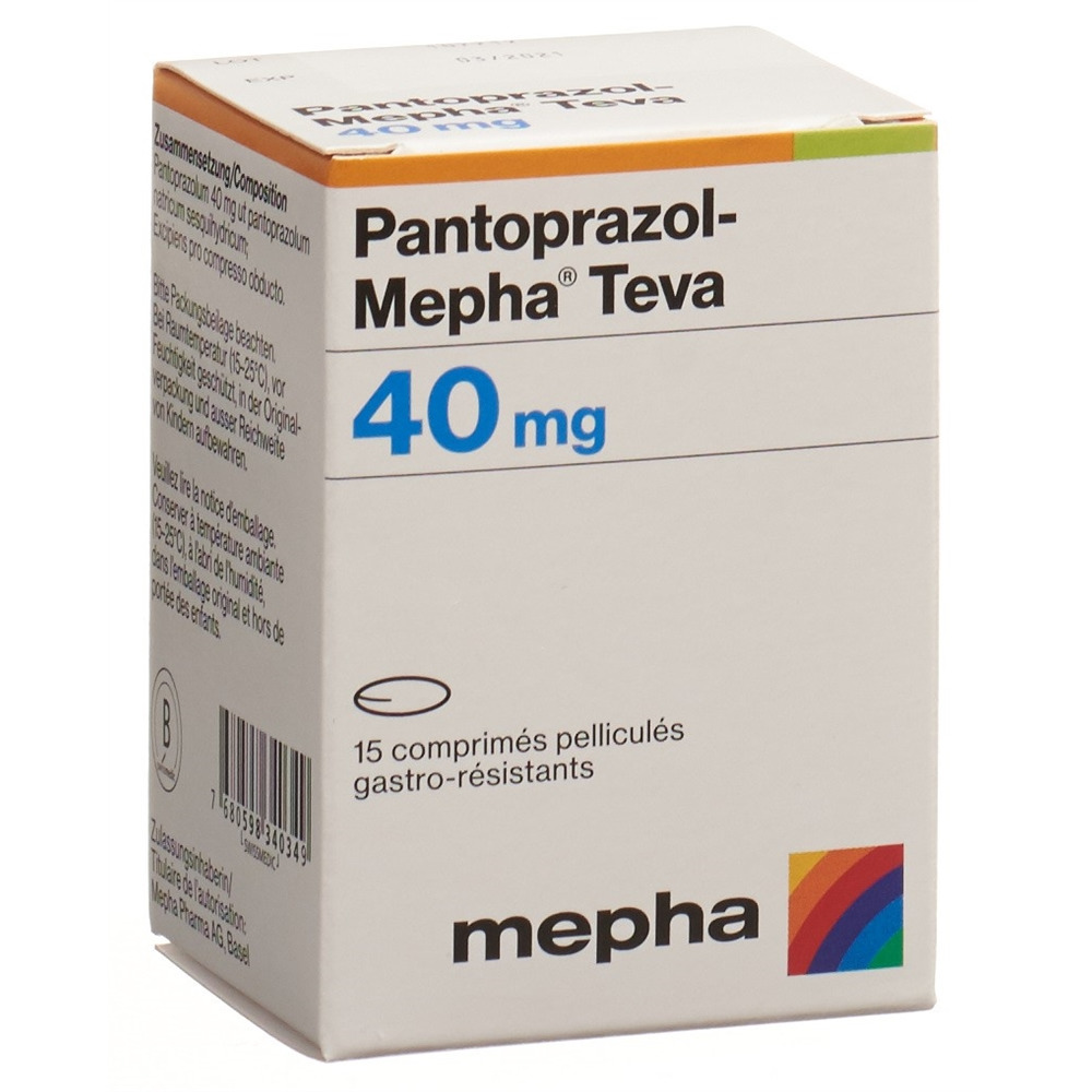 PANTOPRAZOLE Mepha Teva 40 mg, Bild 2 von 2