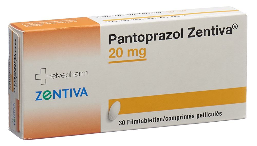 PANTOPRAZOLE Zentiva 20 mg, image principale