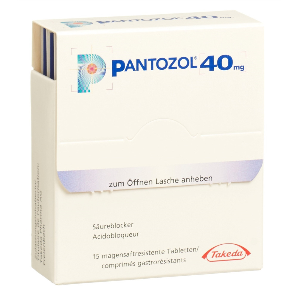 PANTOZOL Filmtabl 40 mg Blist 15 Stk, Hauptbild