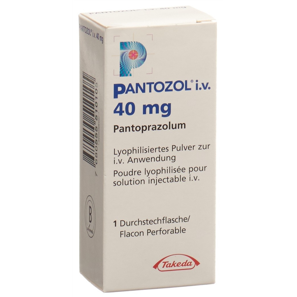 PANTOZOL Trockensub 40 mg i.v. Durchstf 1 Stk, Hauptbild