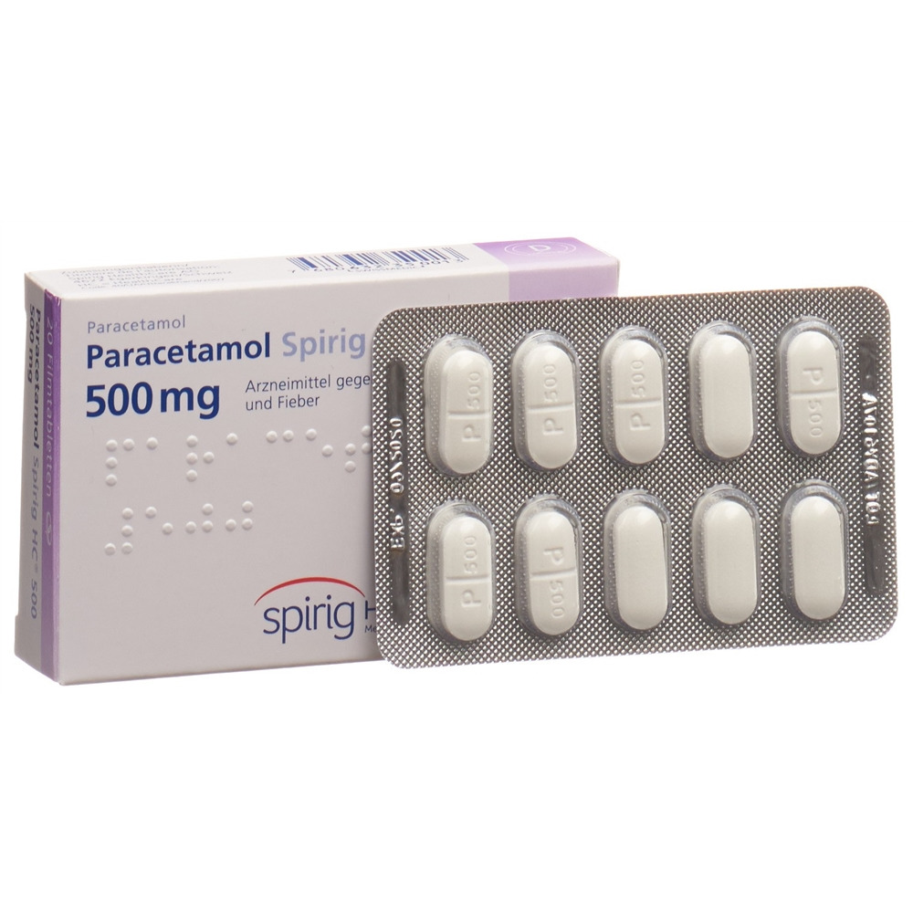 PARACETAMOL Spirig HC 500 mg