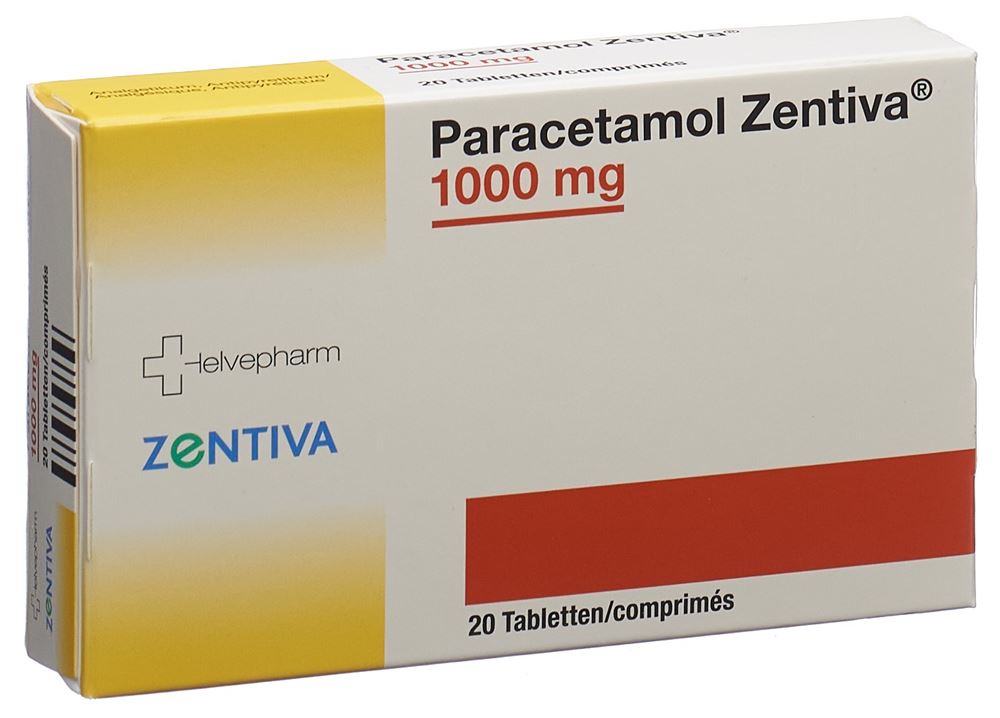 PARACETAMOL Zentiva 1000 mg, Hauptbild