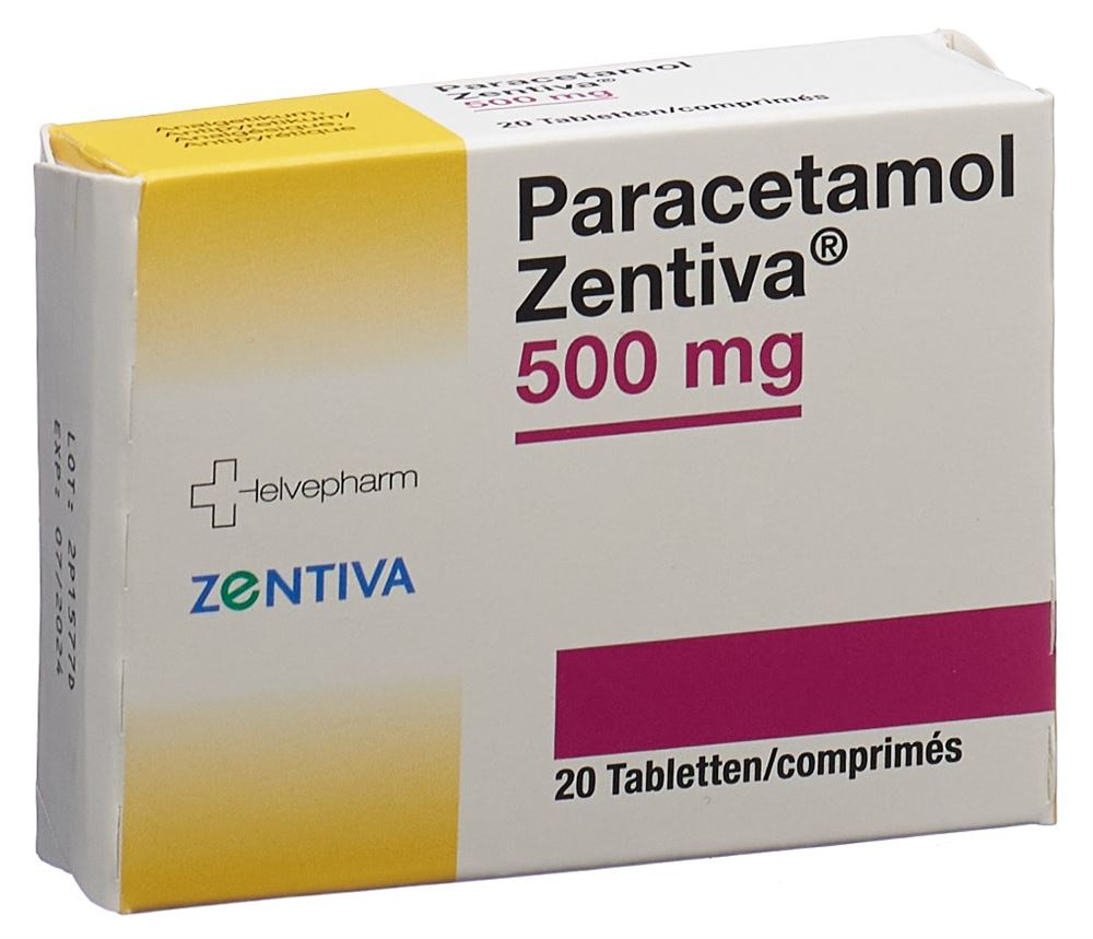 PARACETAMOL Zentiva 500 mg