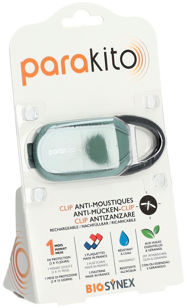 PARAKITO clips pour poussette ou sac à dos