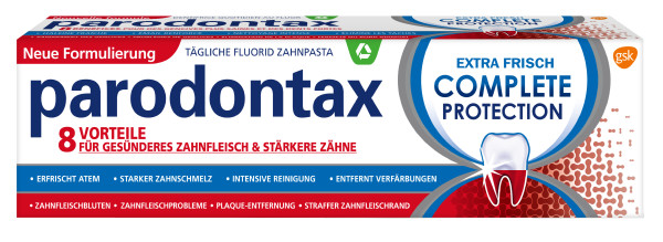 PARODONTAX Complete Protection Zahncreme, Hauptbild