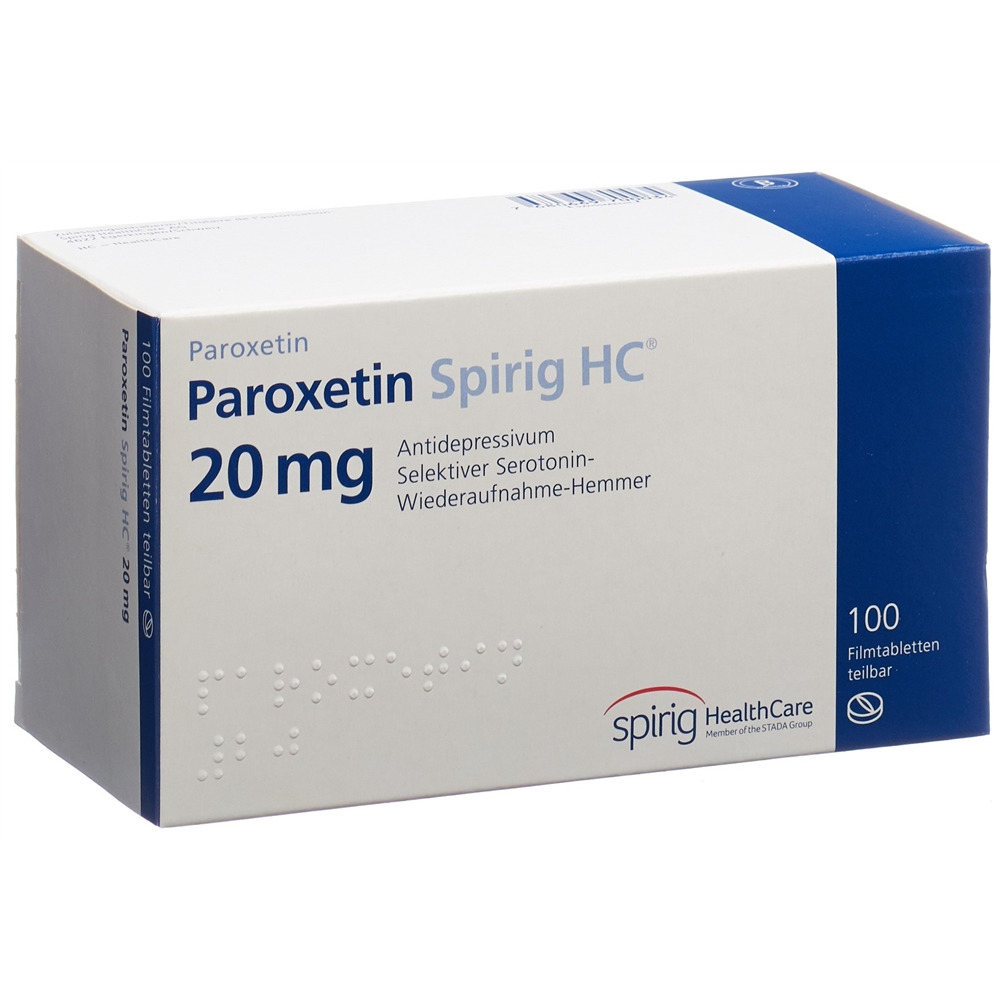 PAROXETINE Spirig HC 20 mg, Hauptbild