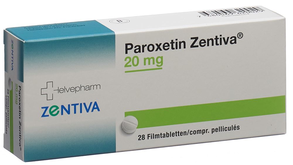 PAROXETINE Zentiva 20 mg, image principale