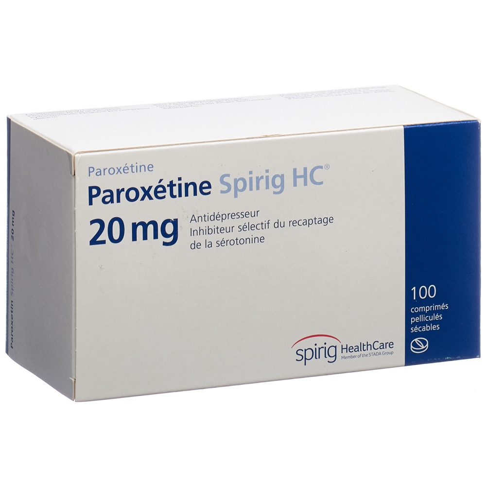 PAROXETINE Spirig HC 20 mg, image 2 sur 2