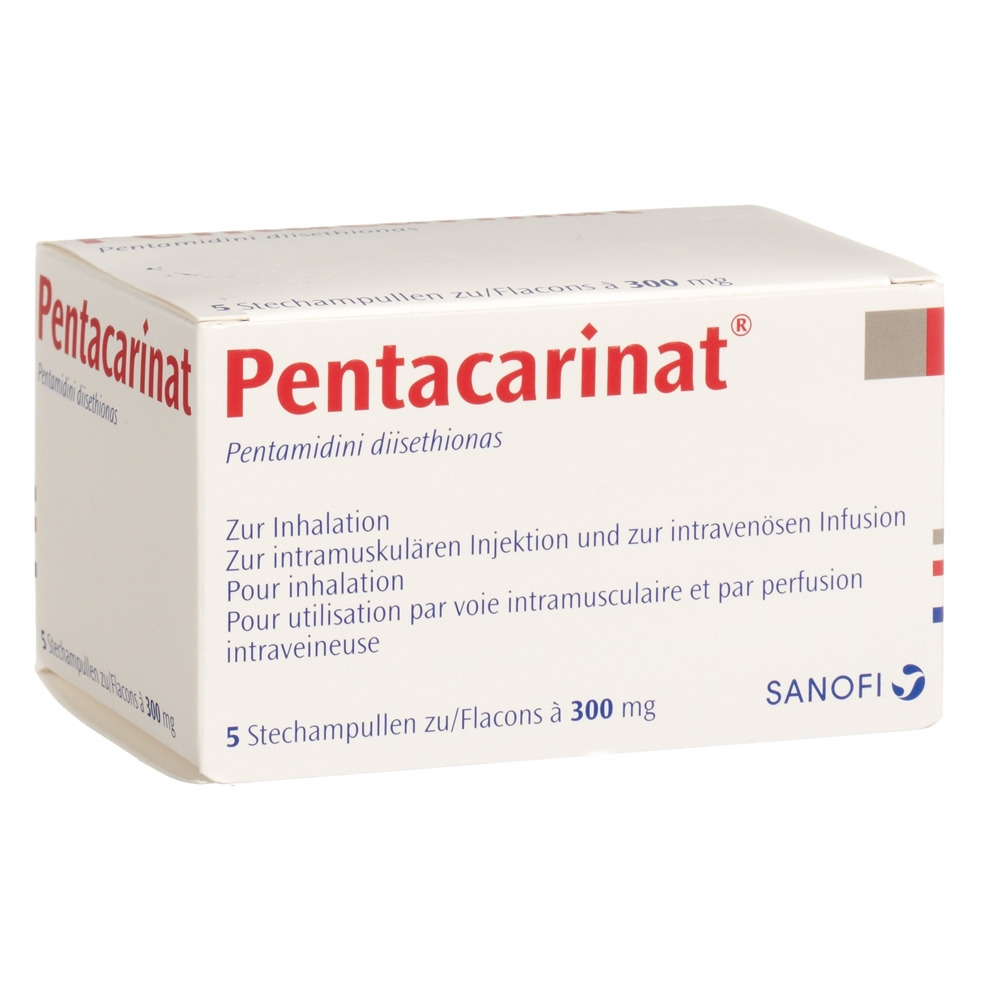 Pentacarinat subst sèche 300 mg flac 5 pce, image principale