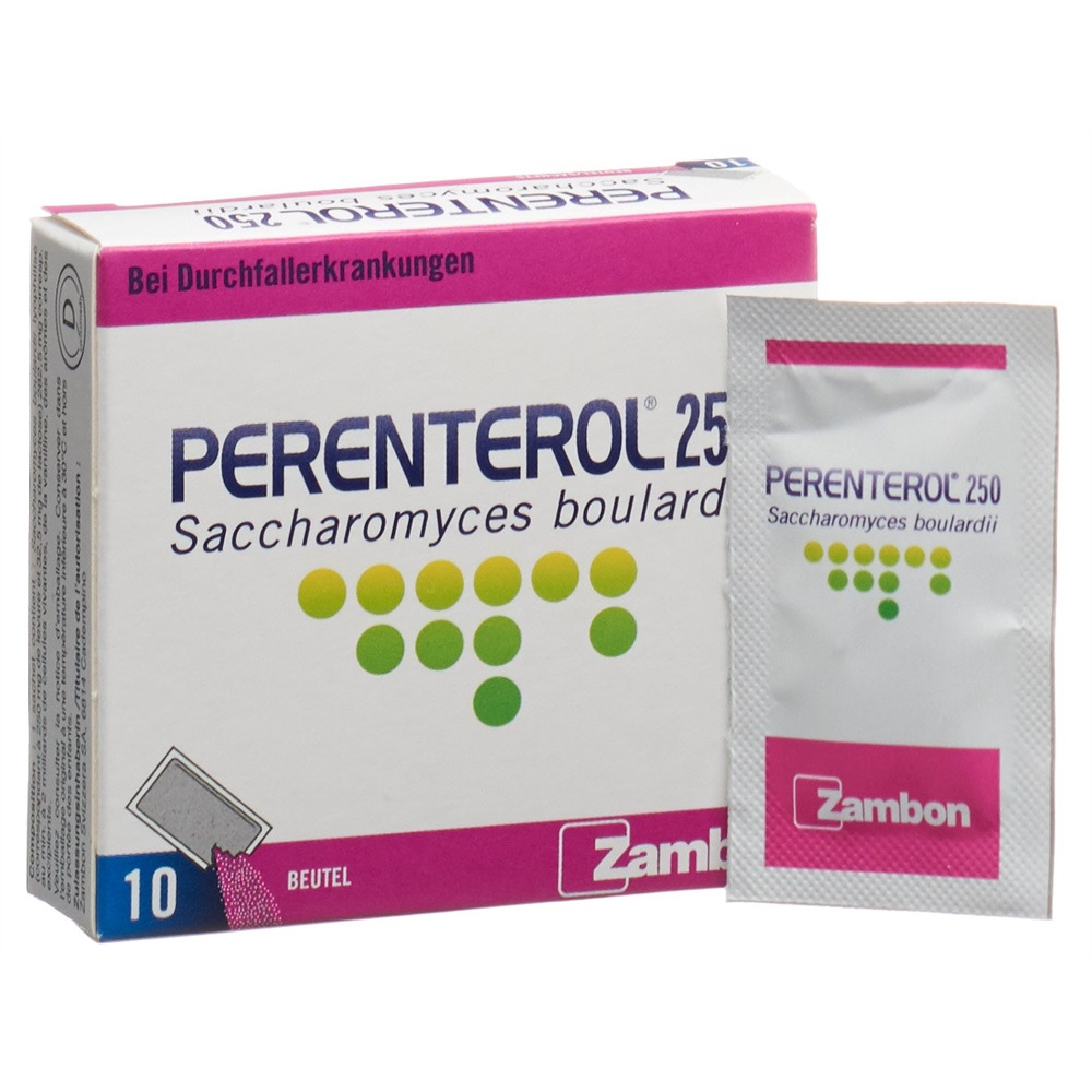 PERENTEROL Plv 250 mg Btl 10 Stk