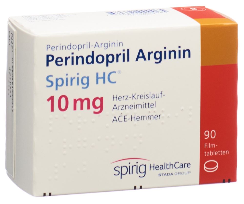 PERINDOPRIL Spirig HC 10 mg, Hauptbild