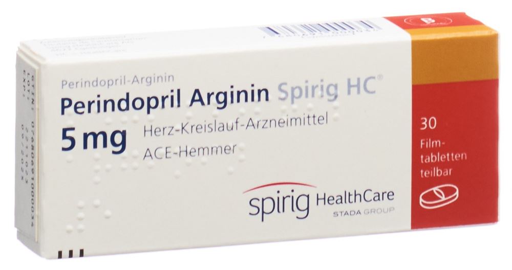 PERINDOPRIL Spirig HC 5 mg, Hauptbild