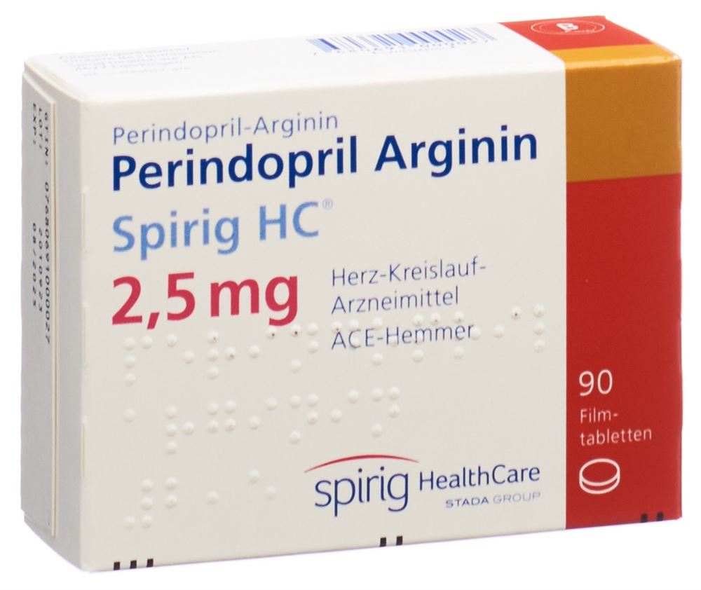 PERINDOPRIL Spirig HC 2.5 mg, image principale