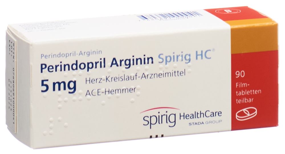 PERINDOPRIL Spirig HC 5 mg, image principale