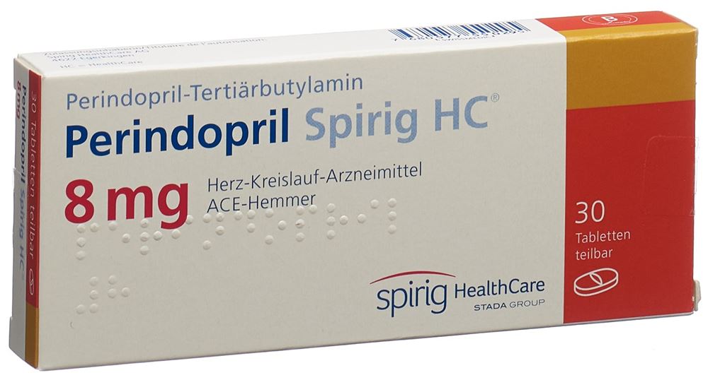 PERINDOPRIL Spirig HC 8 mg, Hauptbild
